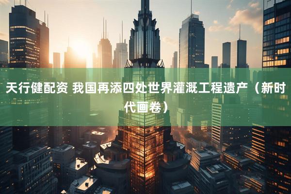 天行健配资 我国再添四处世界灌溉工程遗产（新时代画卷）