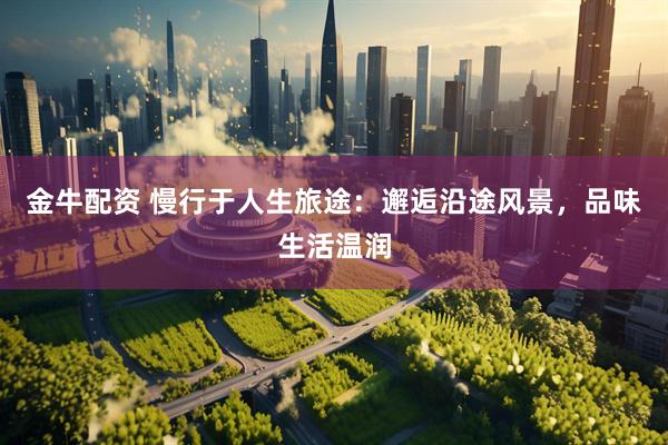 金牛配资 慢行于人生旅途：邂逅沿途风景，品味生活温润