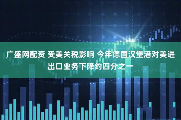 广盛网配资 受美关税影响 今年德国汉堡港对美进出口业务下降约四分之一