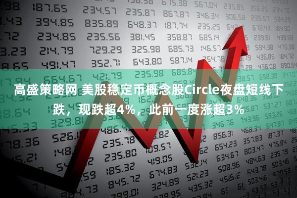 高盛策略网 美股稳定币概念股Circle夜盘短线下跌，现跌超4%，此前一度涨超3%
